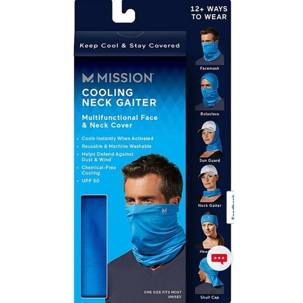 Mission 2020109452 Cooling Neck Gaiter - Blue